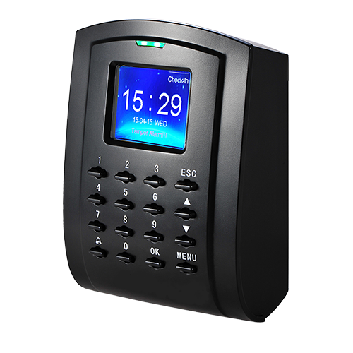 125 kHz ASK (EM) Proximity/ PIN Controller for Access control and Time attendance with 2.0-inch color display