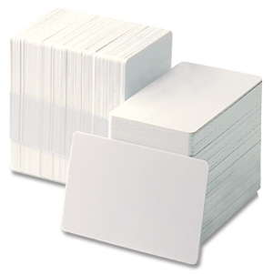 Бели пластмасови PVC карти