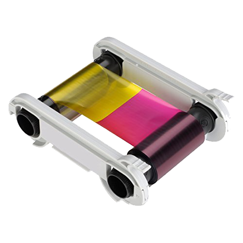 5 panel color ribbon YMCKO for Evolis printers