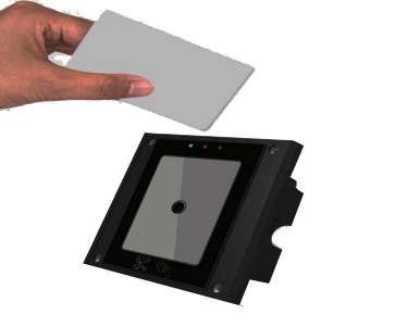 1D, QR code and RFID barcode reader