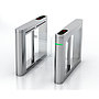 Bi-directional Stainless Steel Swing Turnstile with acrylic arms